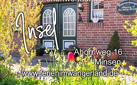 Ferien im Wangerland Ferienwohnung INSEL Minsen Schillig Hund Pool Sauna